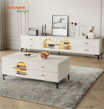 Mẫu kệ tivi gỗ công nghiệp đẹp cho phòng khách hiện đại-KCH 007