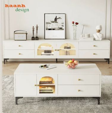 Mẫu kệ tivi gỗ công nghiệp đẹp cho phòng khách hiện đại-KCH 007