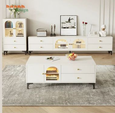 Mẫu kệ tivi gỗ công nghiệp đẹp cho phòng khách hiện đại-KCH 007