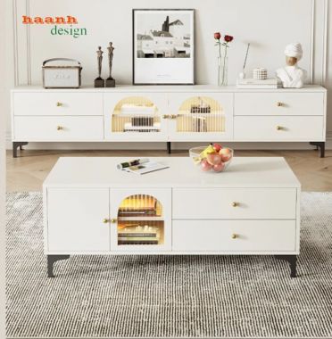 Mẫu kệ tivi gỗ công nghiệp đẹp cho phòng khách hiện đại-KCH 007