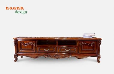 Kệ TV Phòng Khách Tân Cổ Điển Châu Âu - Sang Trọng và Tinh Tế KTD 004