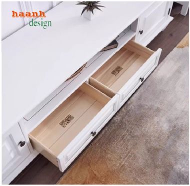 Nâng tầm nội thất với kệ tivi tân cổ điển-KTD 005