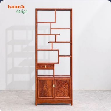 Khung kệ gỗ trang trí phòng khách – Bền đẹp theo thời gian-KTT 016