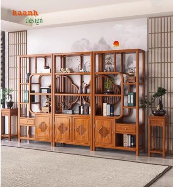 Kệ gỗ bày đồ - Tạo điểm nhấn cho không gian sống của bạn-KTT 010