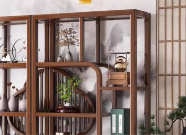 Kệ gỗ bày đồ - Tạo điểm nhấn cho không gian sống của bạn-KTT 010