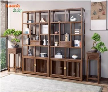 Kệ gỗ bày đồ - Tạo điểm nhấn cho không gian sống của bạn-KTT 010