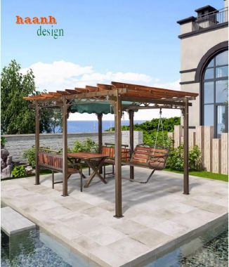 Nhà chòi kẽm sân vườn - Điểm nhấn cho không gian ngoài trời-NSC 014