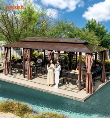 Mẫu chòi sân vườn hiện đại cao cấp – Tùy chỉnh theo yêu cầu-NSC 017
