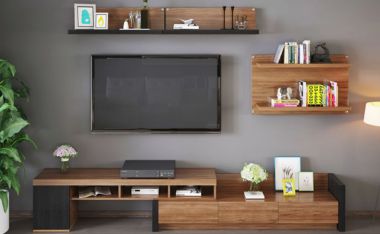 Tủ Kệ Ti Vi Phòng Khách Gỗ Công Nghiệp Hiện Đại.KTH 005
