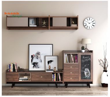 Kệ Ti Vi Gỗ Óc Chó Tự Nhiên Sản Phẩm Cho Gia Đình.KTH 001