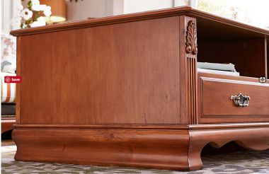 Kệ Ti Vi Tân Cổ Điển Gỗ Tự Nhiên KTD001