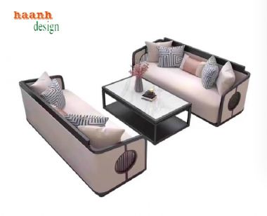 Bàn ghế sofa sảnh khách sạn sang trọng, đậm chất nghệ thuật-SFK 007