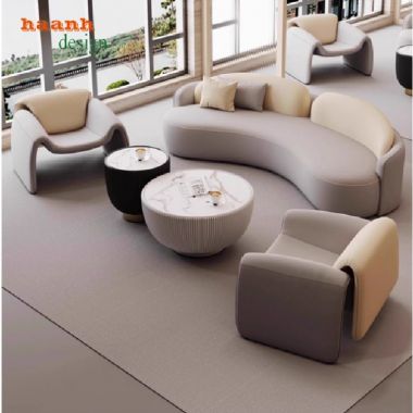 Sofa sảnh khách sạn vải nỉ, giả da Hàn Quốc cao cấp-SFK 006