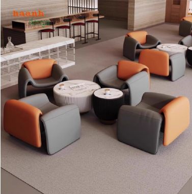 Sofa sảnh khách sạn vải nỉ, giả da Hàn Quốc cao cấp-SFK 006