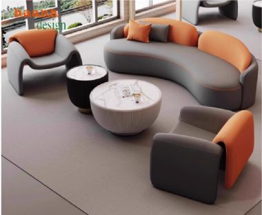 Sofa sảnh khách sạn vải nỉ, giả da Hàn Quốc cao cấp-SFK 006