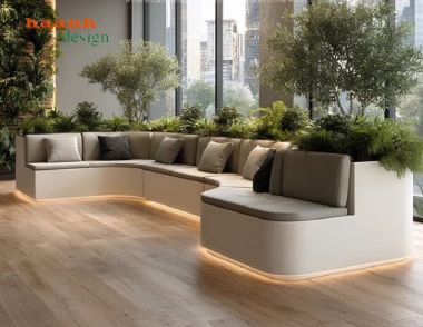 Sofa sảnh khách sạn – Sự kết hợp giữa tiện nghi và thẩm mỹ-SFK 009