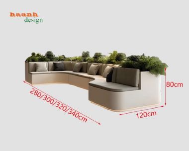 Sofa sảnh khách sạn – Sự kết hợp giữa tiện nghi và thẩm mỹ-SFK 009