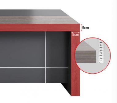 Thiết kế hiện đại cho bàn lãnh đạo gỗ công nghiệp-PGD 009