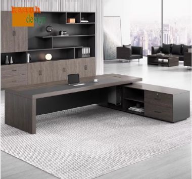 Thiết kế hiện đại cho bàn lãnh đạo gỗ công nghiệp-PGD 009