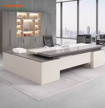 Mẫu bàn giám đốc gỗ công nghiệp hiện đại được ưa chuộng nhất-PGD 017