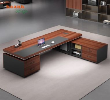 Bàn làm việc chủ tịch đẹp – Tạo chuyên nghiệp cho doanh nghiệp-PGD 014
