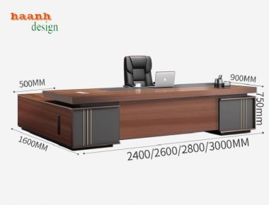 Bàn làm việc chủ tịch đẹp – Tạo chuyên nghiệp cho doanh nghiệp-PGD 014