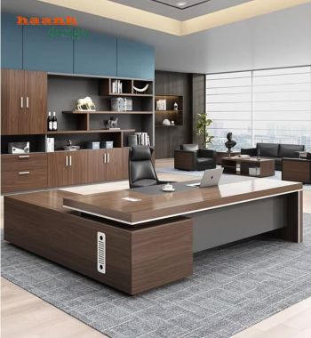 Mẫu bàn làm việc giám đốc thiết kế hiện đại, sang trọng-PGD 016
