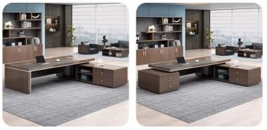 Mẫu bàn làm việc giám đốc thiết kế hiện đại, sang trọng-PGD 016