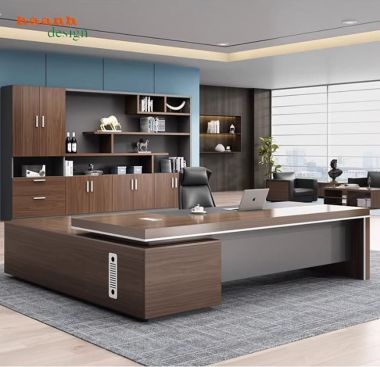 Mẫu bàn làm việc giám đốc thiết kế hiện đại, sang trọng-PGD 016