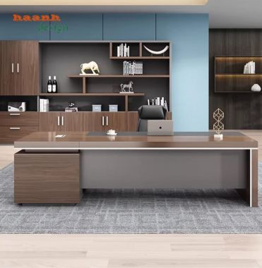 Mẫu bàn làm việc giám đốc thiết kế hiện đại, sang trọng-PGD 016