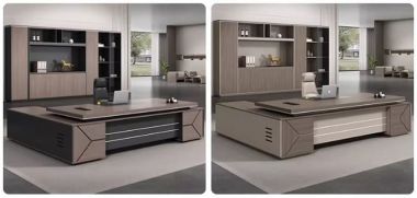 Bàn làm việc lãnh đạo gỗ công nghiệp hiện đại cao cấp-PGD 015