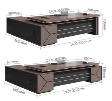 Bàn làm việc lãnh đạo gỗ công nghiệp hiện đại cao cấp-PGD 015