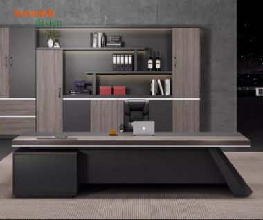 Bàn làm việc lãnh đạo thiết kế độc đáo, chất liệu cao cấp-PGD 013