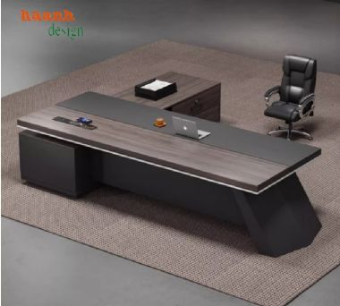 Bàn làm việc lãnh đạo thiết kế độc đáo, chất liệu cao cấp-PGD 013