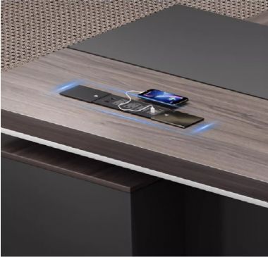 Bàn làm việc lãnh đạo thiết kế độc đáo, chất liệu cao cấp-PGD 013