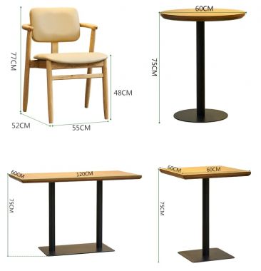 Bàn ghế nhà hàng phong cách hiện đại BGH001