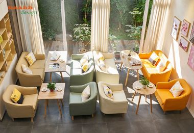 Bàn ghế nhà hàng phong cách hiện đại BGH001