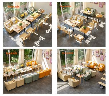 Bàn ghế nhà hàng phong cách hiện đại BGH001