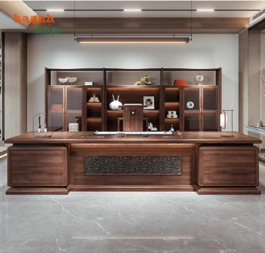 Khám phá bàn ghế lãnh đạo gỗ sồi – Sang trọng và bền bỉ-PGG 014