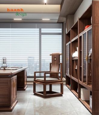 Khám phá bàn ghế lãnh đạo gỗ sồi – Sang trọng và bền bỉ-PGG 014