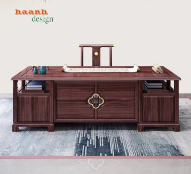 Bàn ghế đồ gỗ phòng lãnh đạo chất lượng cao sang trọng PGG004