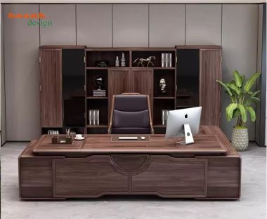 Xu hướng bàn làm việc cho lãnh đạo gỗ sồi cao cấp năm 2026-PGG 018