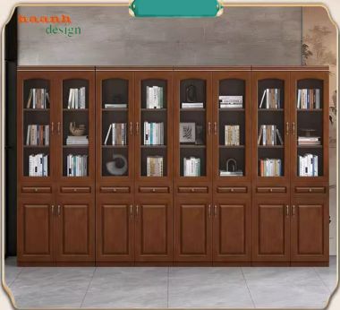 Mẫu bàn lãnh đạo gỗ tự nhiên đẹp, bền và tiện ích-PGG 017