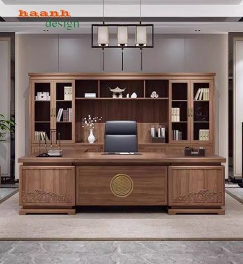 Nội thất gỗ phòng lãnh đạo nhiều công năng tiện ích PGG 006