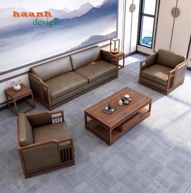 Đồ gỗ nội thất phòng lãnh đạo sang trọng và tinh tế. PGG 007