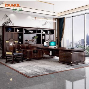 Đánh thức sự sáng tạo với bàn ghế gỗ phòng lãnh đạo-PGG 011