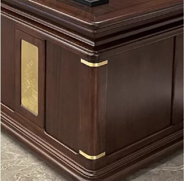 Bàn làm việc lãnh đạo gỗ sồi chạm khắc đẳng cấp Á Đông-PGG 013