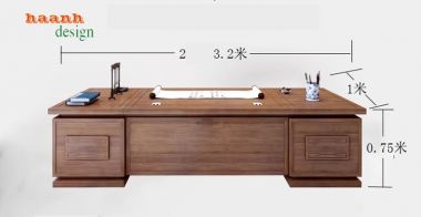 Đồ gỗ nội thất phòng lãnh đạo sang trọng và tinh tế. PGG 007
