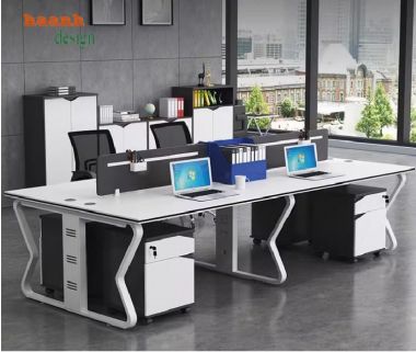 Bàn ghế nhân viên văn phòng bền đẹp và tiện dụng-VPN 009
