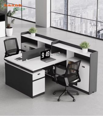 Mẫu bàn làm việc nhân viên văn phòng đẹp, bền, giá tốt-VPN 015